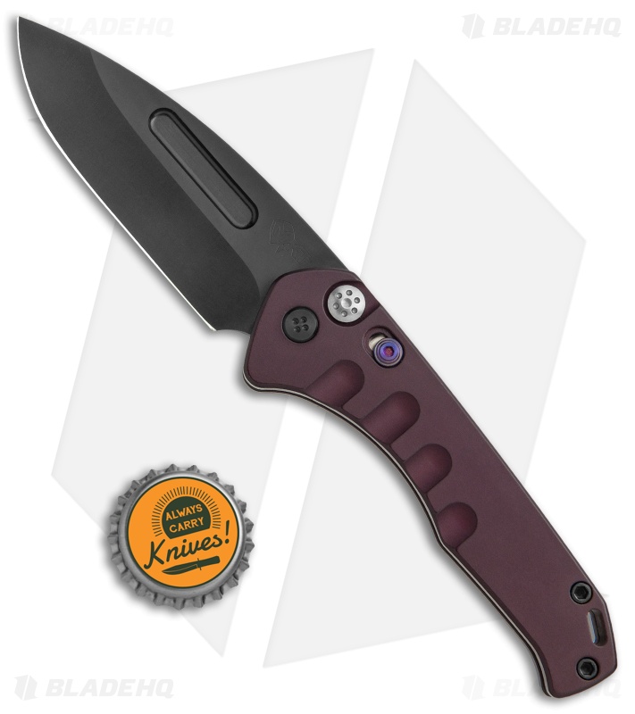 Medford + Blade HQ Praetorian Swift Auto Red Aluminum Drop Point (3.3" PVD)