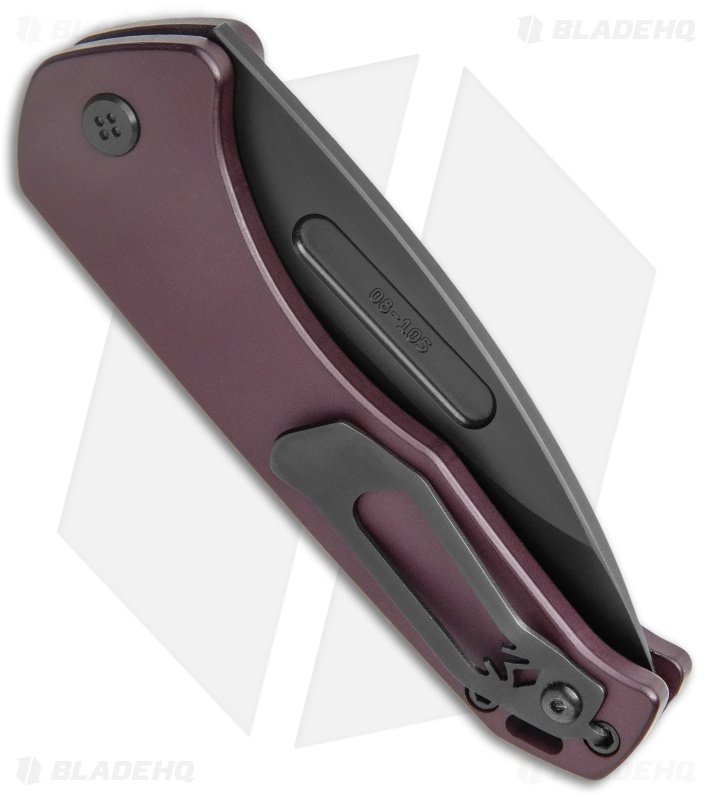 Medford + Blade HQ Praetorian Swift Auto Red Aluminum Drop Point (3.3" PVD)