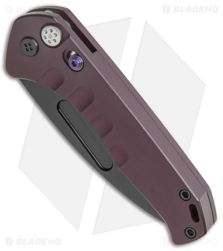 Medford + Blade HQ Praetorian Swift Auto Red Aluminum Drop Point (3.3" PVD)