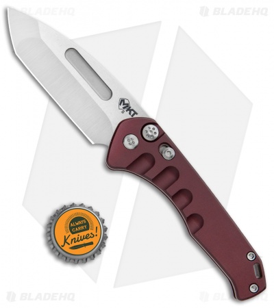 Medford Praetorian Swift Automatic Knife Red Aluminum (3.3" Tumbled)