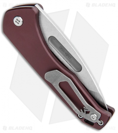 Medford Praetorian Swift Automatic Knife Red Aluminum (3.3" Tumbled)