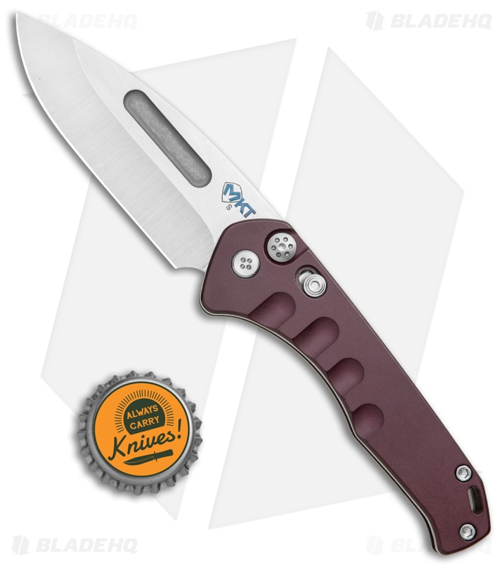 Medford Praetorian Swift Automatic Knife Red (3.3" Tumbled S35VN) 