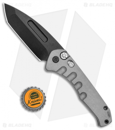 Medford Praetorian Swift Automatic Knife Tanto Tumbled Aluminum (3.3" PVD)