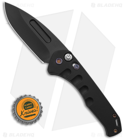 Medford + Blade HQ Praetorian Swift Auto Black w/ Flamed Hardware (3.3" PVD)