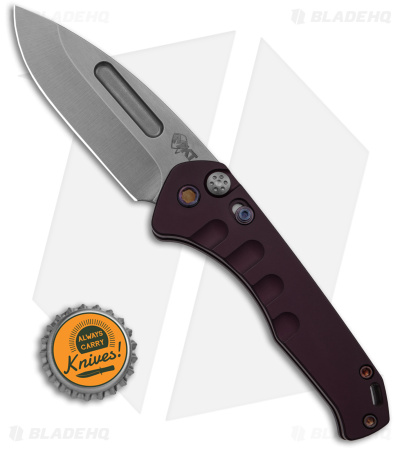 Medford + Blade HQ Praetorian Swift Auto Red Flamed Hardware (3.3" Tumbled) 