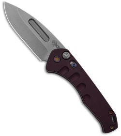 Medford + Blade HQ Praetorian Swift Auto Red Flamed Hardware (3.3" Tumbled) 