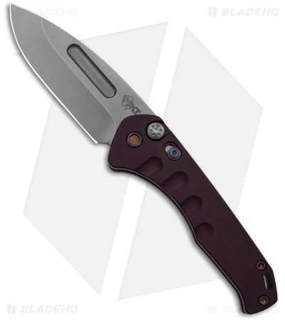 Medford + Blade HQ Praetorian Swift Auto Red Flamed Hardware (3.3" Tumbled) 