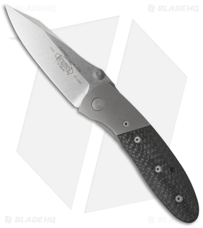 Microtech LCC Lightfoot Compact Combat D/A Automatic Knife CF ...