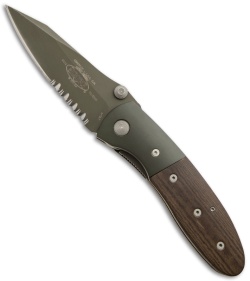 Microtech Lightfoot Compact Combat LCC Automatic Knife (Green Serr) 01/2003