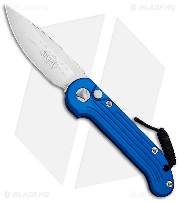 microtech ultratech blue satin droppoint