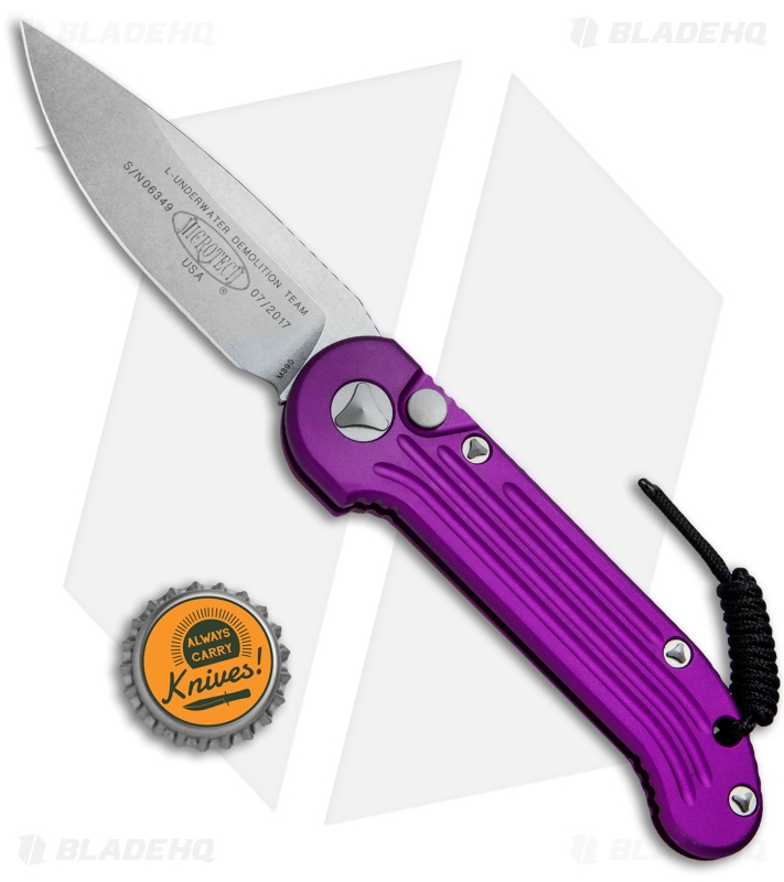 Microtech LUDT Automatic Knife Violet (3.4