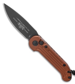 Microtech LUDT Automatic Knife Tan (3.4" Black) 135-1TA