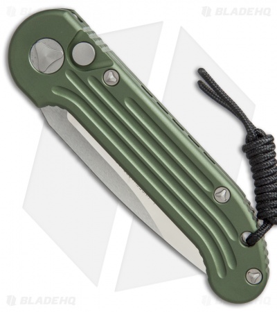 Microtech LUDT Automatic Knife OD Green (3.4" Satin) 135-4OD