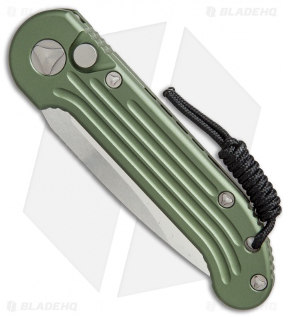 Microtech LUDT Automatic Knife OD Green (3.4" Satin Serr) 135-5OD