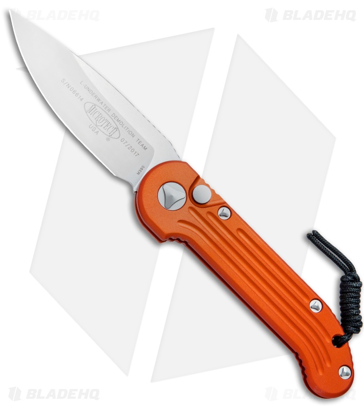 Microtech LUDT Automatic Knife Orange (3.4" Satin) 135-4OR