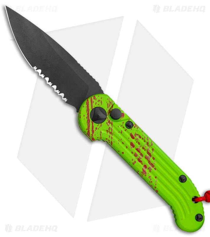 Microtech LUDT Zombie Edition Auto Knife | Serr - Blade HQ