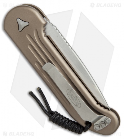 Microtech LUDT Automatic Knife Tan (3.4" Satin) 135-4TA