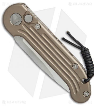 Microtech LUDT Automatic Knife Tan (3.4" Satin) 135-4TA