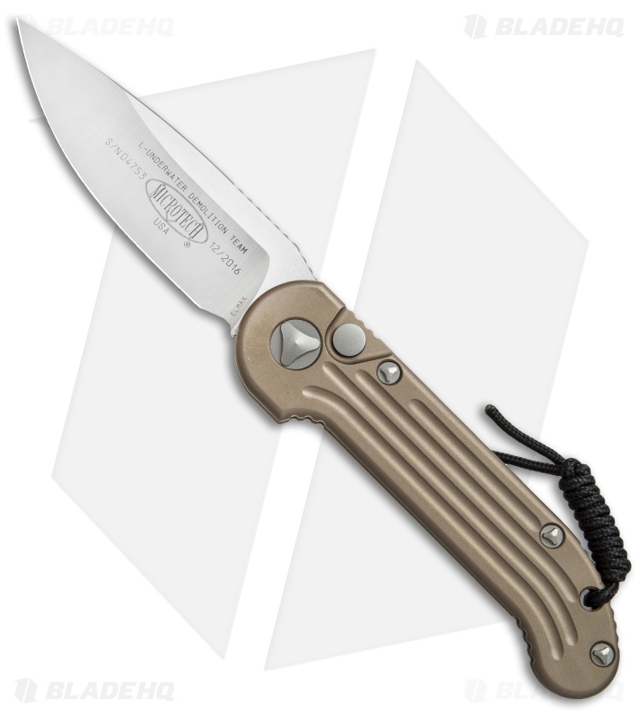 Microtech LUDT Automatic Knife Tan (3.4" Satin) 135-4TA