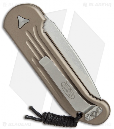 Microtech LUDT Automatic Knife Tan (3.4" Satin Serr) 135-5TA