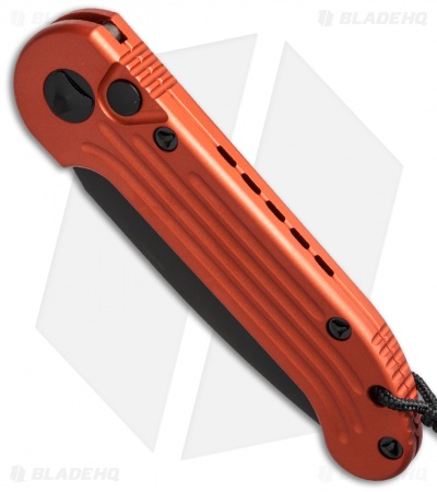 Microtech LUDT Automatic Knife Orange (3.4" Black Serr) 135-2OR