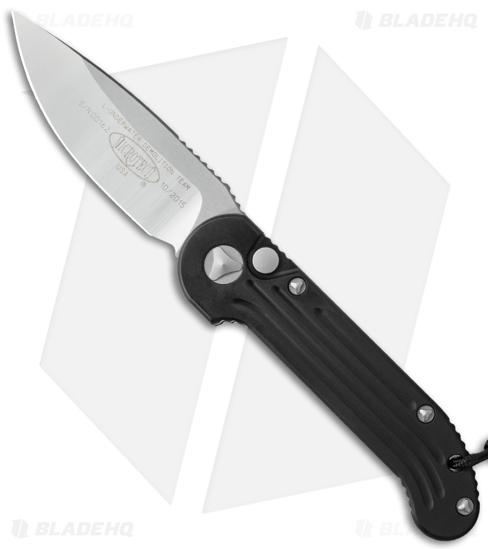 Microtech LUDT Automatic Knife Black (3.4" Satin) 135-4