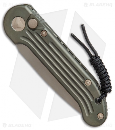 Microtech LUDT Automatic Knife OD Green (3.4" Bronzed) 135-13OD