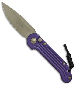 Microtech LUDT Automatic Knife Purple (3.4" Bronze) 135-13PU