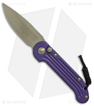 Microtech LUDT Automatic Knife Purple (3.4" Bronze) 135-13PU