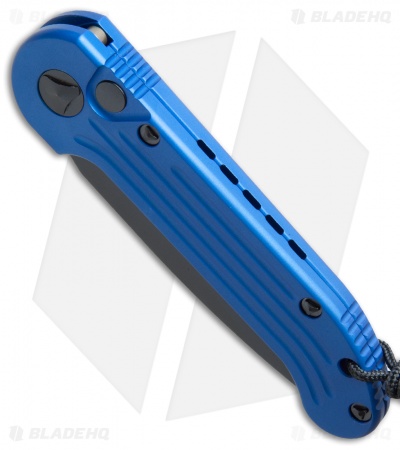Microtech LUDT Automatic Knife Blue (3.4" Black) 135-1BL