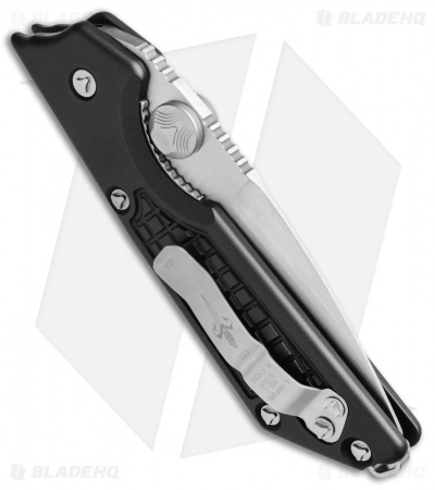 Marfione / Strider Custom MSG-2 Dual-Action Knife Black (3.5" Hand Satin) II