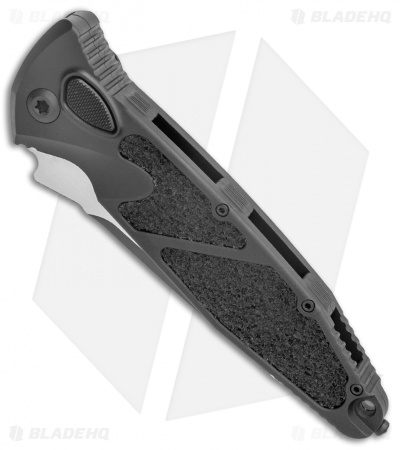 Microtech Socom Elite Automatic Knife Black Aluminum (4"  Two-Tone Serr) 161A-2T