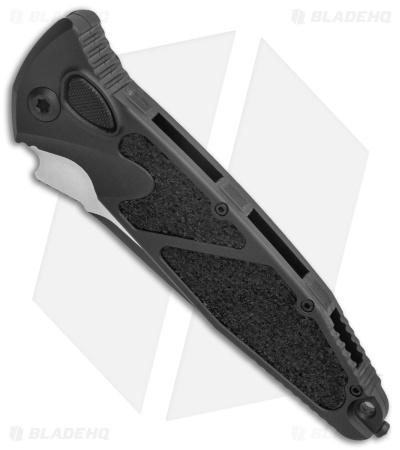 Microtech Socom Elite Automatic Knife Black (4" Tactical Full Serr) 161A-3T