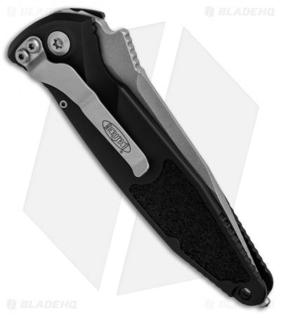 Microtech Socom Elite Automatic Knife Black (4" Apocalyptic Serr) 160A-11AP