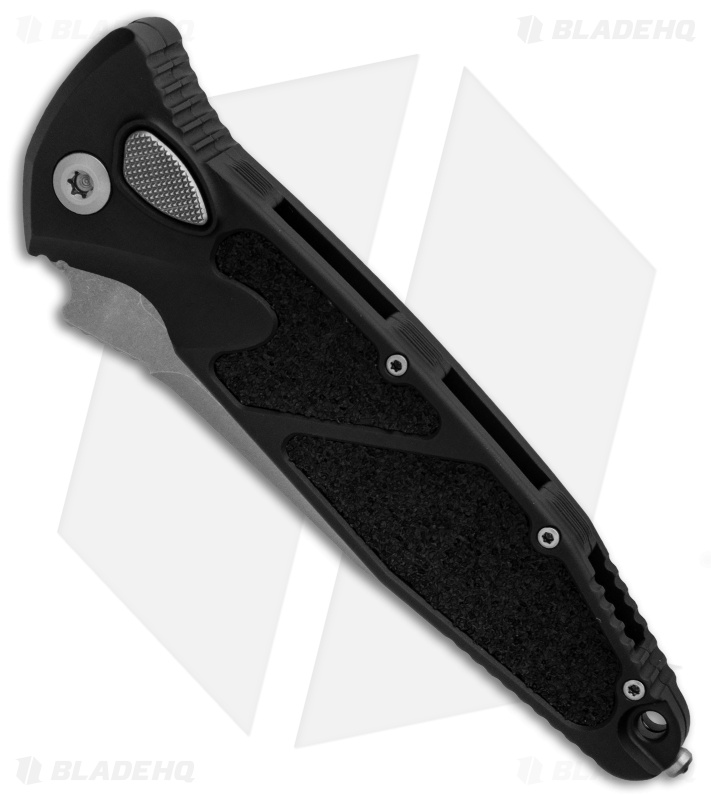 Microtech Socom Elite Automatic Knife Black (4" Apocalyptic Serr) 160A-11AP