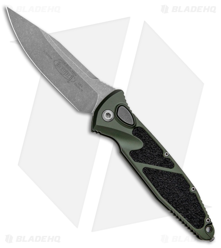 Microtech Socom Elite | S/E Automatic Knife | OD Green + Apocalyptic