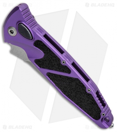 Microtech Socom Elite S/E Automatic Knife Purple (4" Stonewash) 160A-10PU