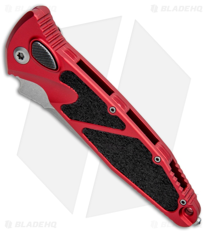 Microtech Socom Elite S/E Automatic Knife Red (4" Stonewash) 160A-10RD