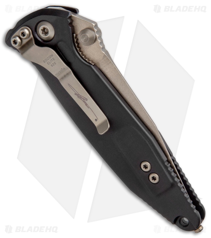 Microtech Socom Elite Manual Knife | Bronze Black - Blade HQ
