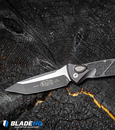 Microtech Socom Elite T/E Automatic Knife Tactical Black (4" Two-Tone) 161A-1T
