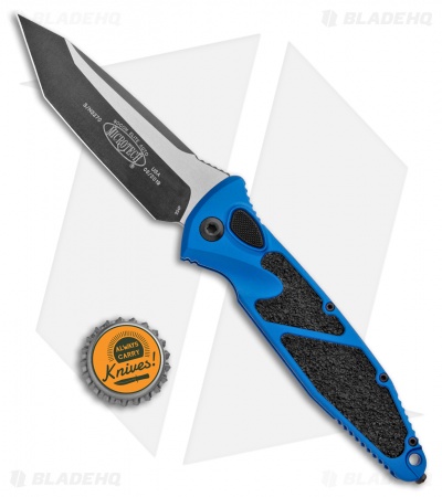 Microtech Socom Elite T/E Automatic Knife Blue (4" Two Tone) 161A-1BL