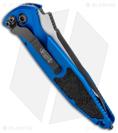 Microtech Socom Elite T/E Automatic Knife Blue (4" Two Tone) 161A-1BL