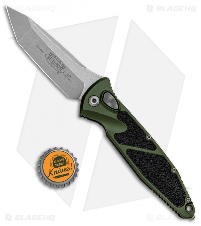 Microtech Socom Elite T/E Automatic Knife OD Green (4" Stonewash) 161A-10OD