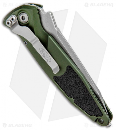 Microtech Socom Elite T/E Automatic Knife OD Green (4" Stonewash) 161A-10OD