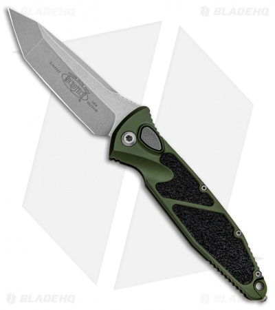 Microtech Socom Elite T/E Automatic Knife OD Green (4" Stonewash) 161A-10OD