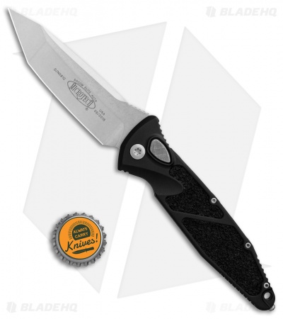 Microtech Socom Elite T/E Automatic Knife Black (4" Stonewash) 161A-10