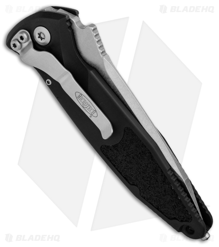 Microtech Socom Elite T/E Automatic Knife Black (4" Stonewash) 161A-10
