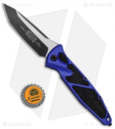 Microtech Socom Elite T/E Automatic Knife Purple (4" Two-Tone) 161A-1PU