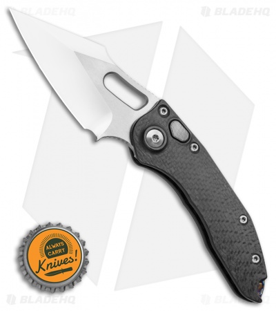 Marfione Custom Borka Blades Stitch Carbon Fiber Automatic Knife (3.75" Mirror)