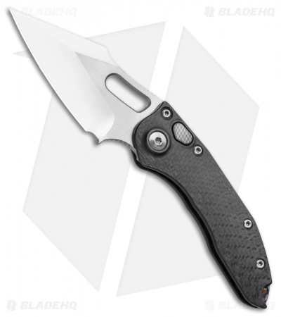 Marfione Custom Borka Blades Stitch Carbon Fiber Automatic Knife (3.75" Mirror)